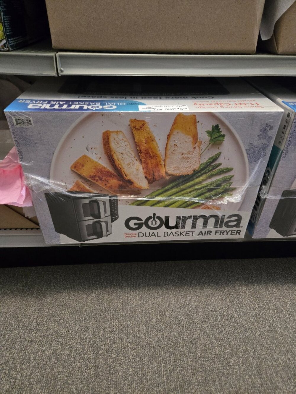 Gourmia Double Decker Dual Basket Air Fryer